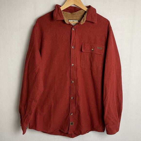 Legendary Whitetails Button Down Pure Cotton Flannel Large Tall - Picture 3 of 13